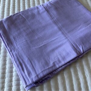 Lavender Light Purple Twin Cotton flat Sheet RE Room Essentials